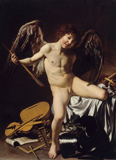 Cupid as Victor by Michelangelo Merisi Caravaggio